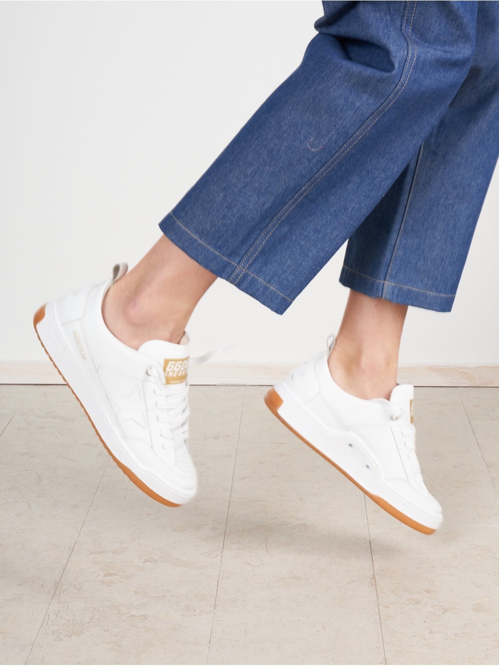Golden Goose Yeah Sneakers in Optic White Size 6/36